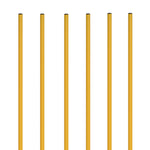 Champion Sports Coaching Sticks with Base - Set of 6