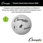 Champion Sports Classic Soccer Ball - Size 5