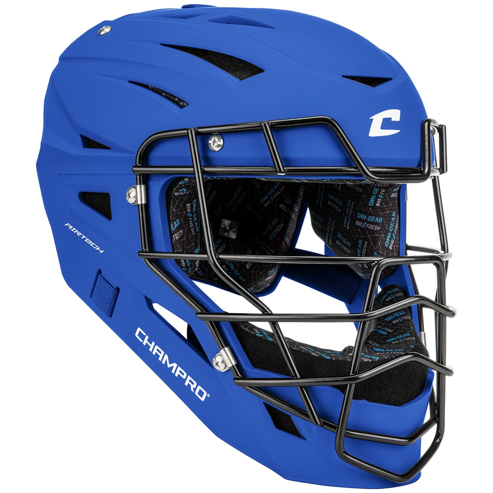 Champro HXBoss Matte Catcher's Headgear - Royal