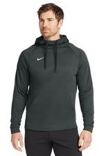 Nike Therma-FIT Pullover Fleece Hoodie - Team Anthracite