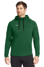 Nike Therma-FIT Pullover Fleece Hoodie - Team Dark Green