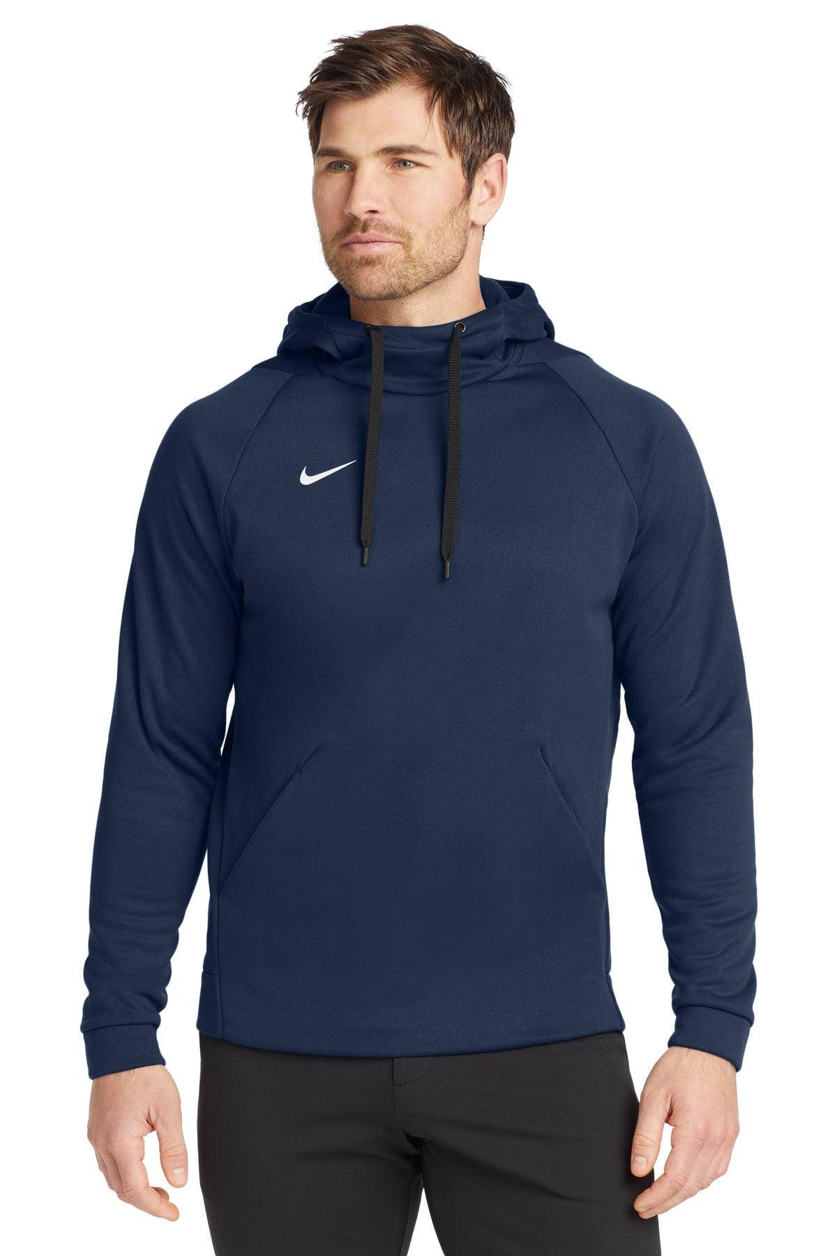 Nike Therma-FIT Pullover Fleece Hoodie - Team Navy