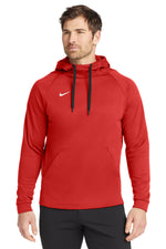 Nike Therma-FIT Pullover Fleece Hoodie - Team Scarlet