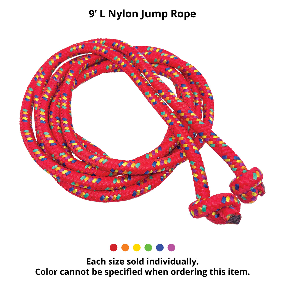 Champion Sports Nylon Braided Jump Rope - 9'