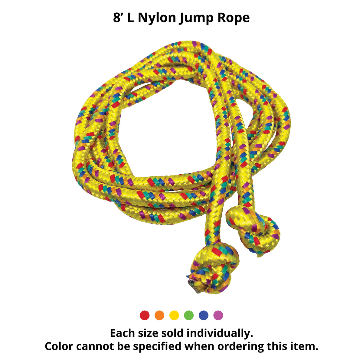 Champion Sports Nylon Braided Jump Rope - 8'