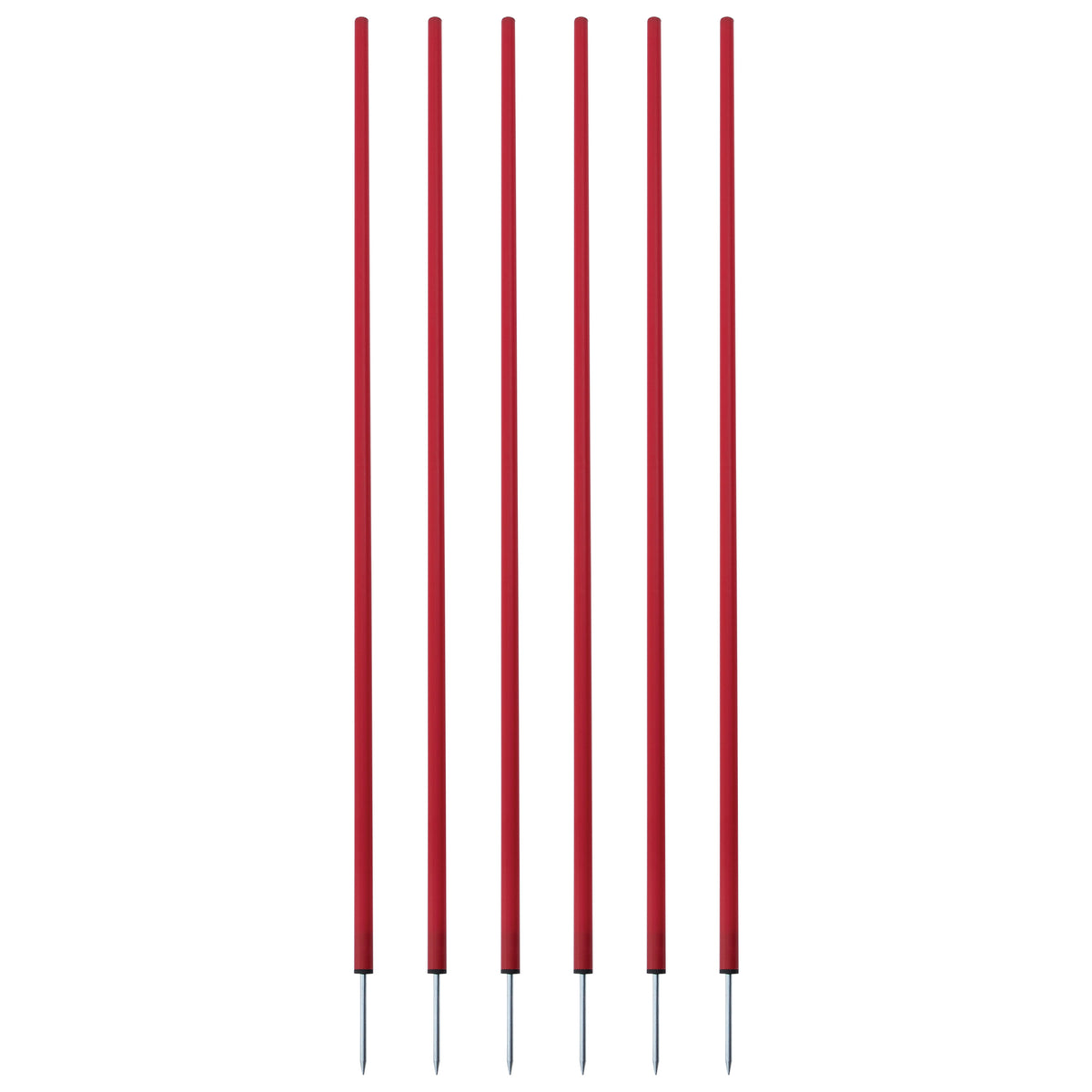 Champion Sports Coaching Sticks - Set of 6, Yellow