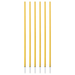 Champion Sports Coaching Sticks - Set of 6, Yellow