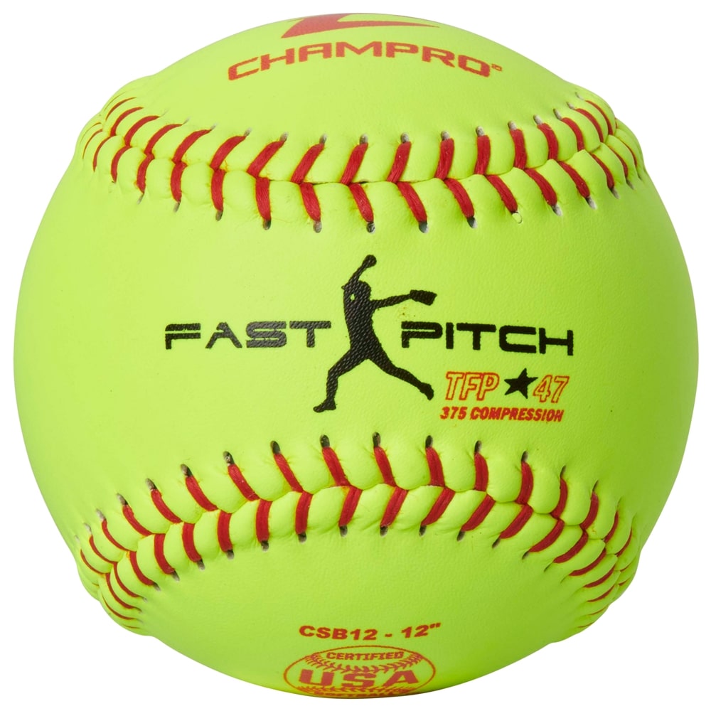Champro ASA/USA Softball Fast Pitch - Leather Cover .47 COR