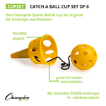 Champion Sports Catch-A-Ball Set - Set of 6