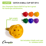 Champion Sports Catch-A-Ball Set - Set of 6