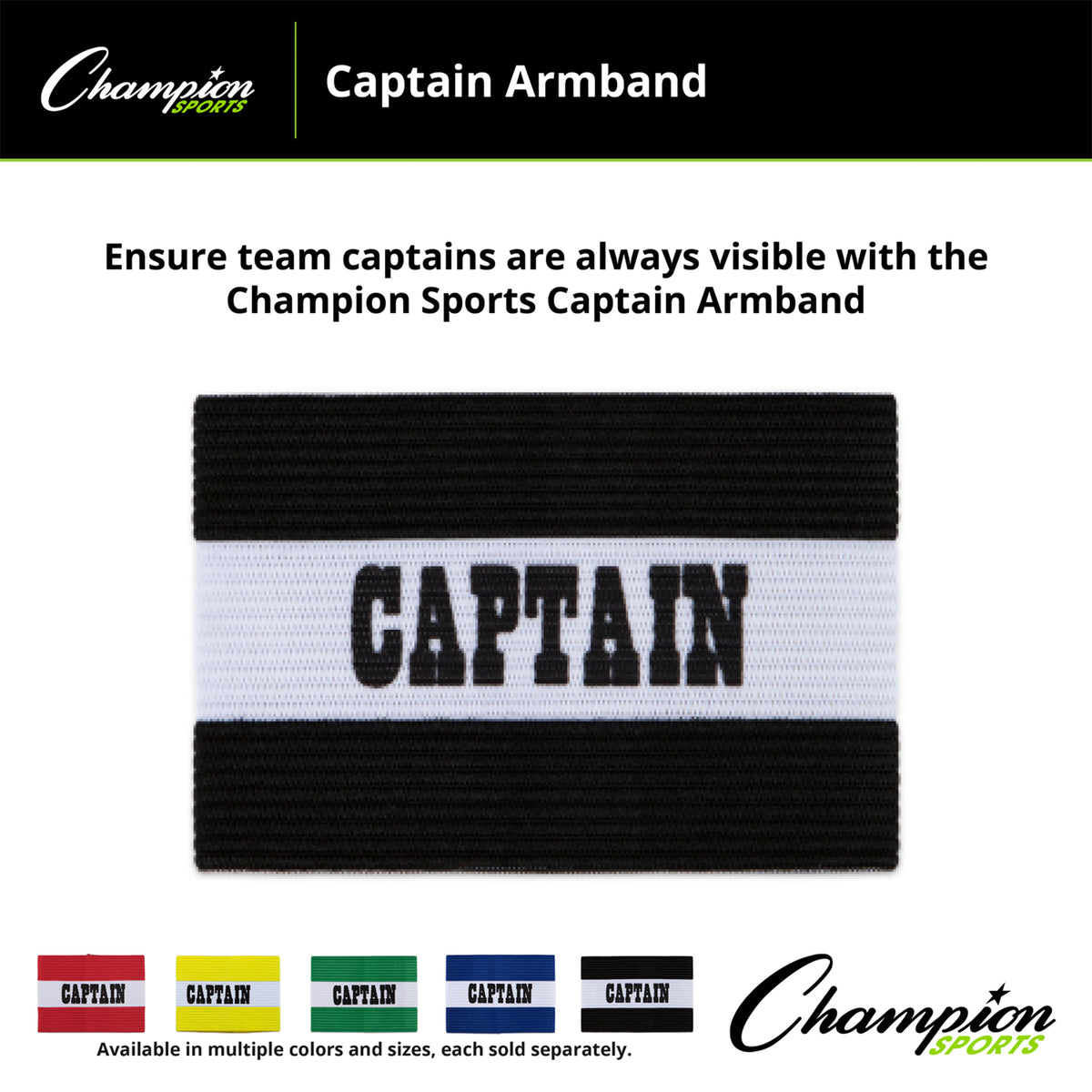 Champion Sports Youth Captain Armband