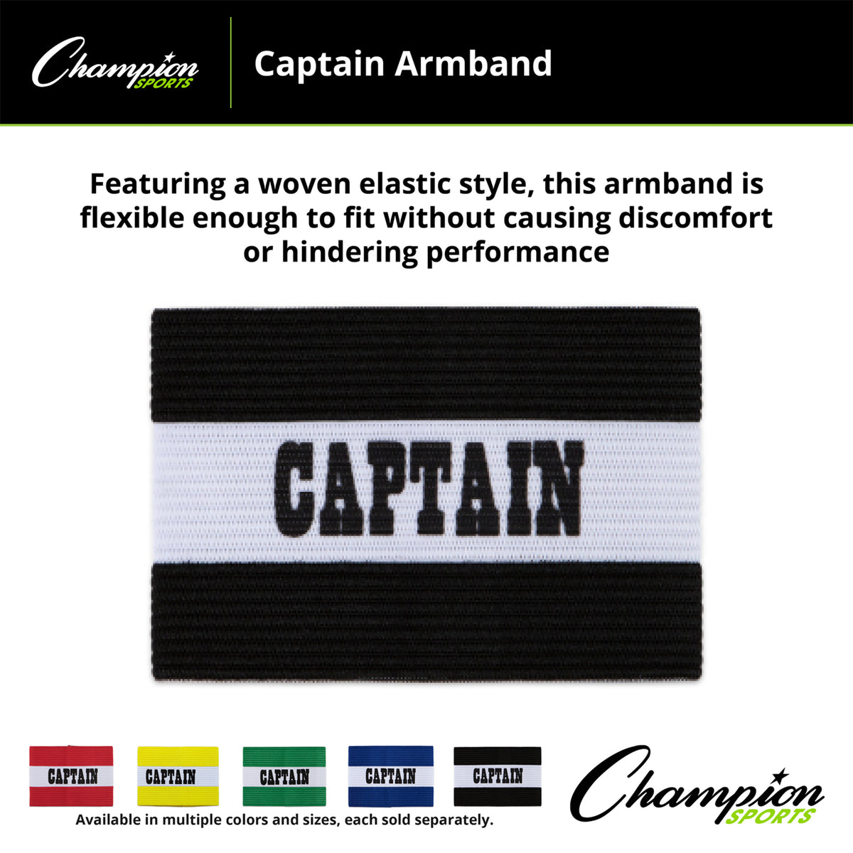 Champion Sports Youth Captain Armband