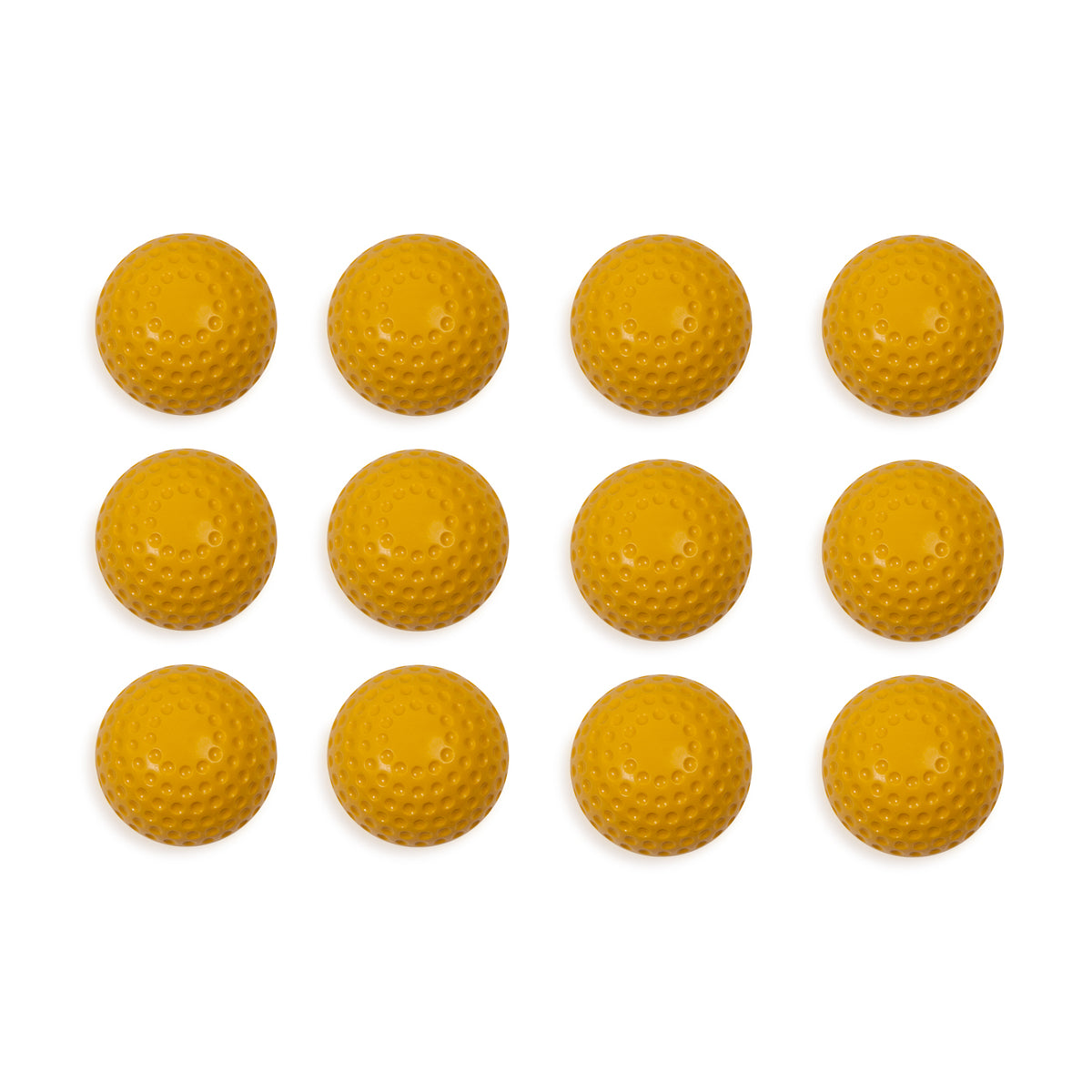 Champion Sports Dimpled Pitching Machine Baseballs - Dozen