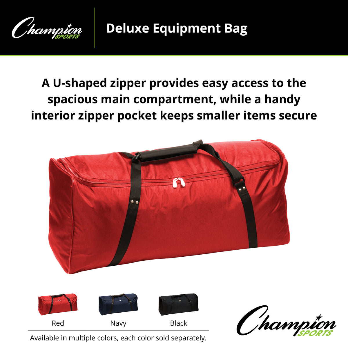 Champion Sports Deluxe Equipment Bag
