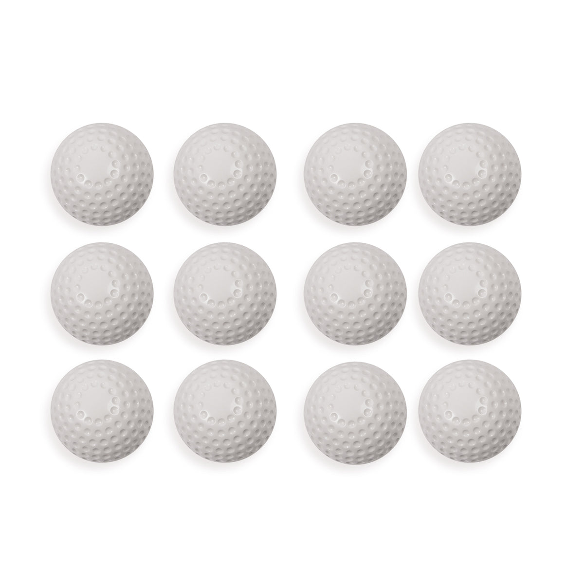 Champion Sports Dimpled Pitching Machine Baseballs - Dozen