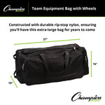 Champion Sports Wheeled Team Equipment Bag