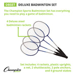Champion Sports Deluxe Badminton Set