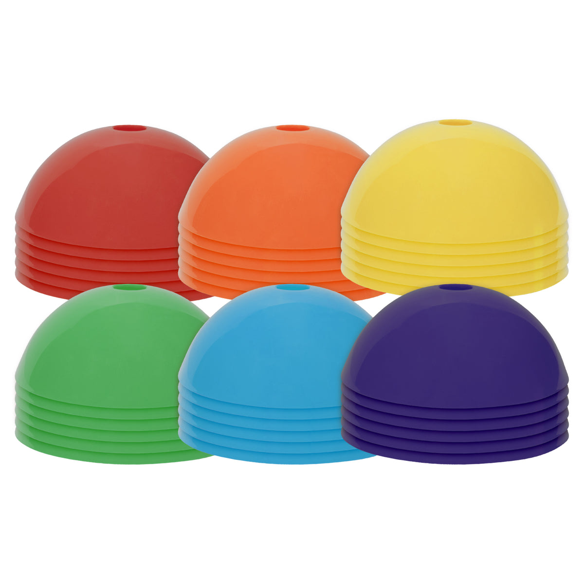 Champion Sports Soft Dome Cone Set - Set of 36