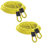 Champion Sports Double Dutch Speed Ropes - Pair - 12' (Yellow)