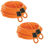 Champion Sports Double Dutch Speed Ropes - Pair - 30' (Orange)