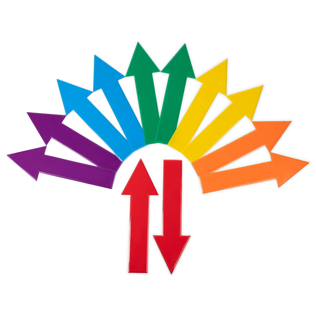 Champion Sports Poly Arrow Marker Set - Set of 12