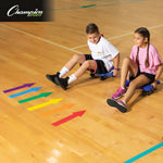 Champion Sports Poly Arrow Marker Set - Set of 12