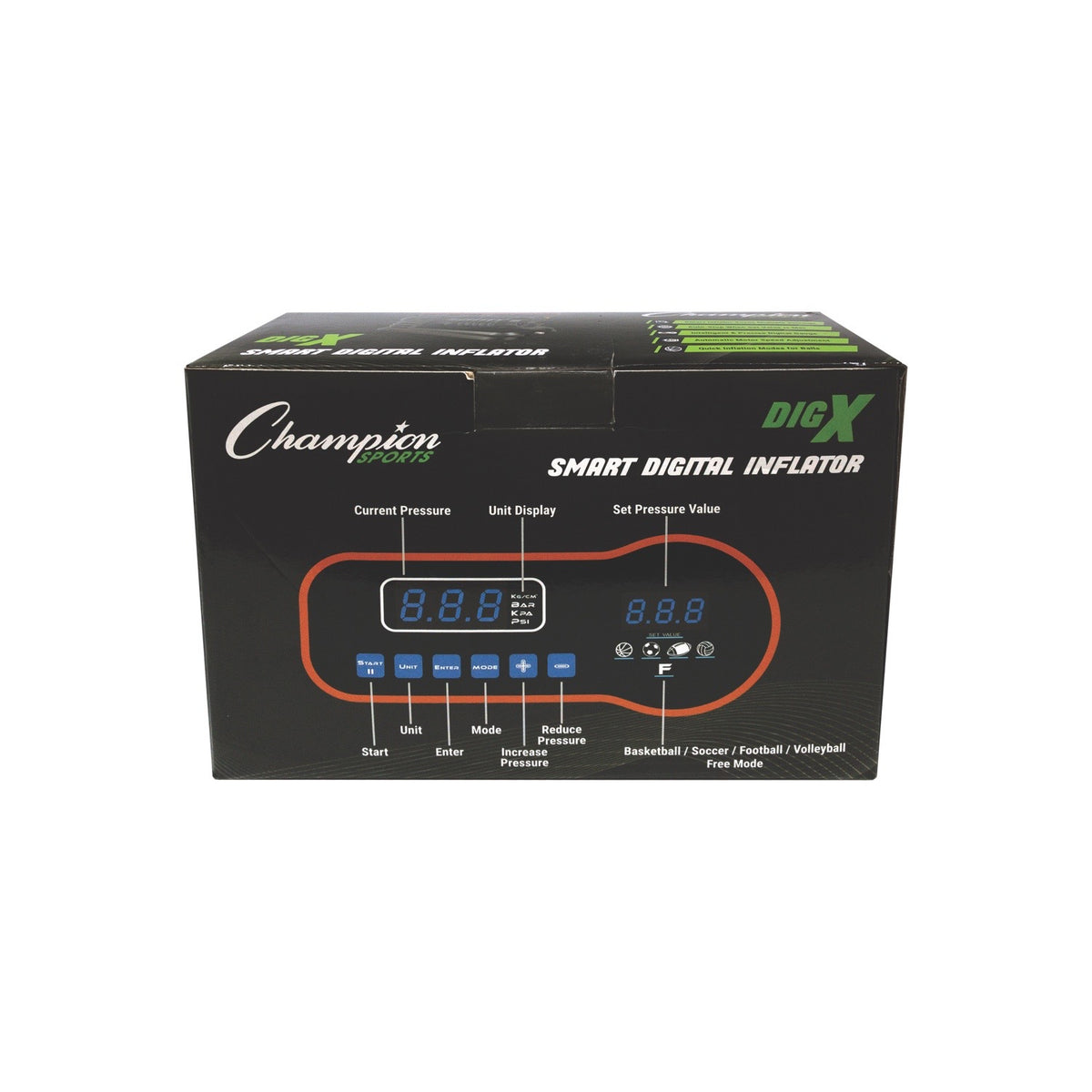 Champion Sports Smart Digital Inflator Pump