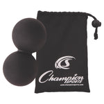 Champion Sports Peanut Massage Ball with Bag