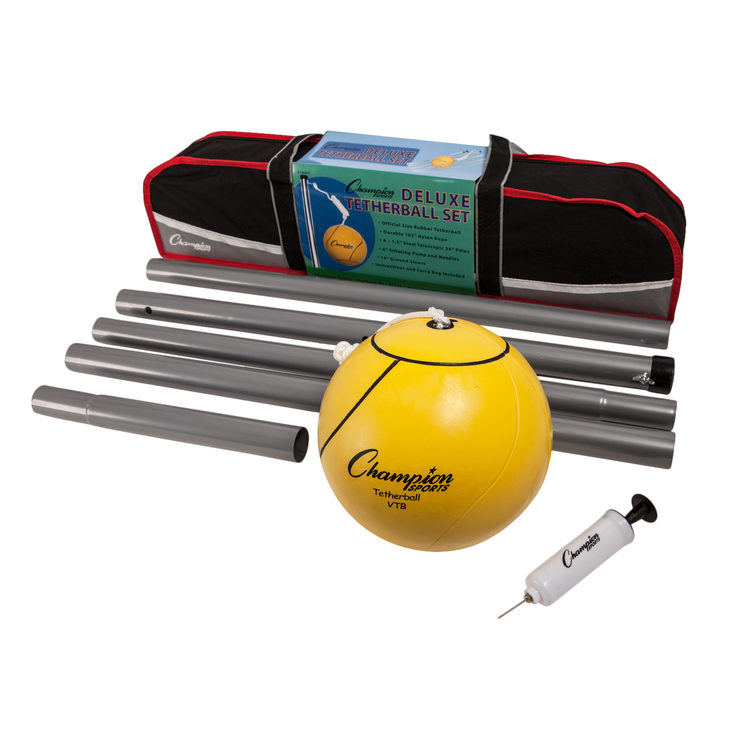 Champion Sports Deluxe Tetherball Set