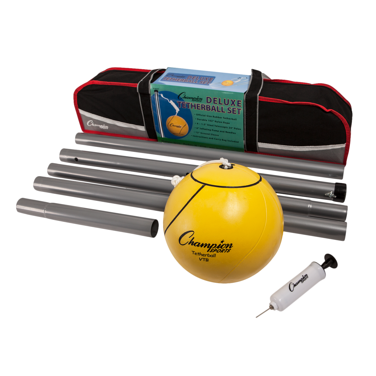 Champion Sports Deluxe Tetherball Set