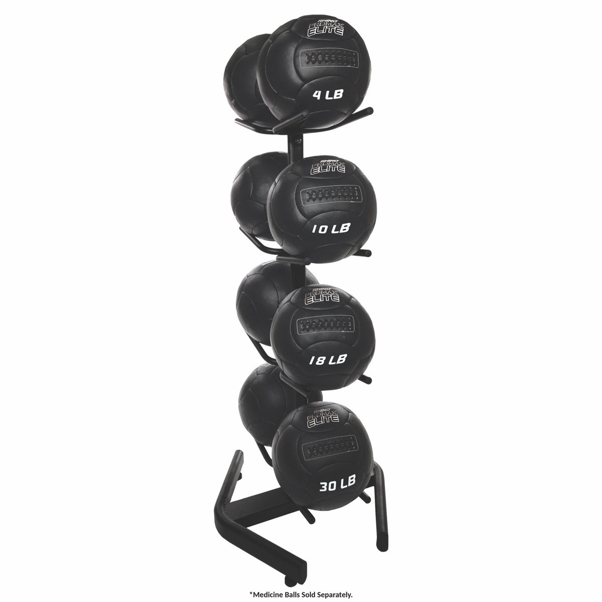 Champion Sports U-Ring Double Medicine Ball Tree