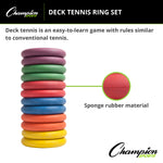 Champion Sports Deck Tennis Ring - Dozen