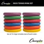 Champion Sports Deck Tennis Ring - Dozen