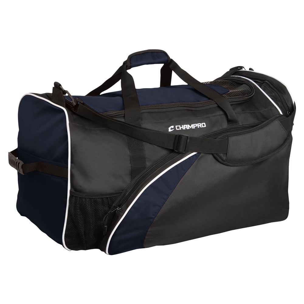 Champro Varsity Football Equipment Bag 26' x 15' x 15' - Navy