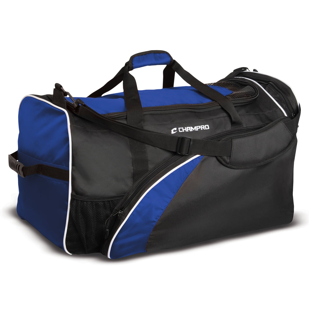 Champro Varsity Football Equipment Bag 26' x 15' x 15' - Royal