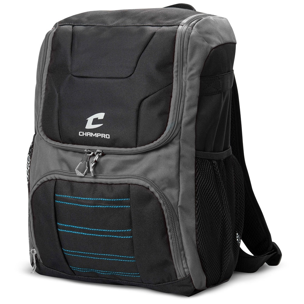 Champro Prodigy Backpack; 16"L x 10.75"W x 8.5"D