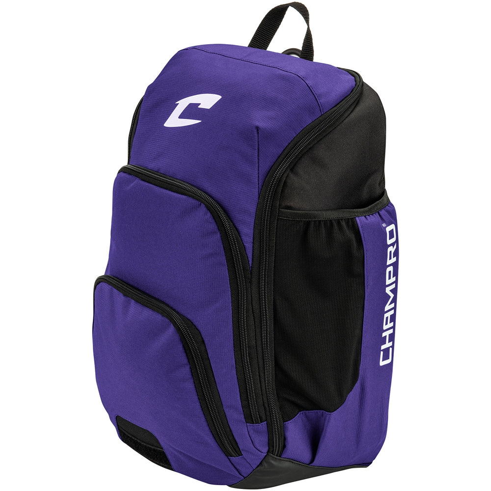 Champro Siege Backpack; 18 x 12 x 8 - Purple