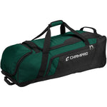 Champro Boss Wheeled Catcher's Bag - Forest Green