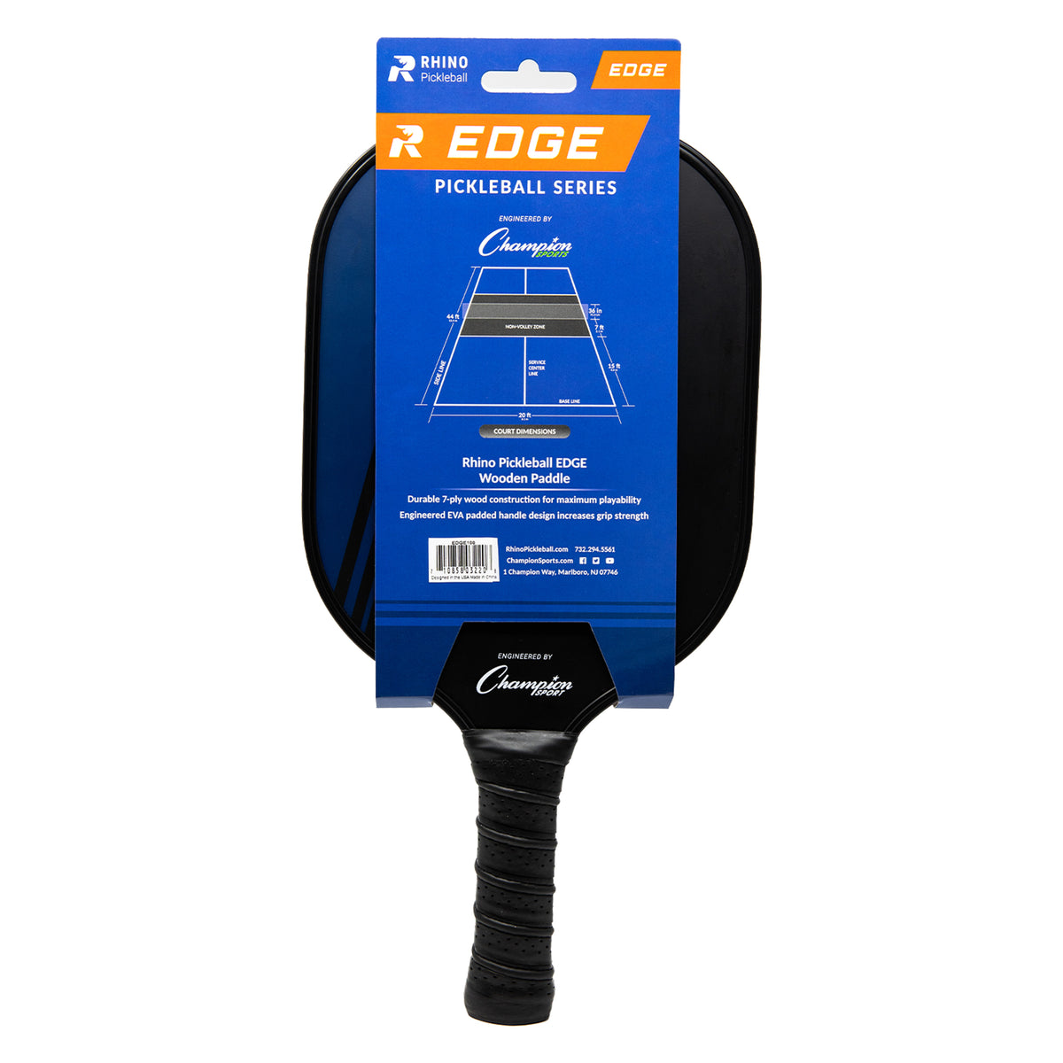 Champion Sports Rhino Pickleball Edge Paddle