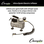 Champion Sports Ultra-Quiet Electric Inflator