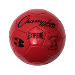 Champion Sports Extreme Soccer Ball, Size 3 - Red