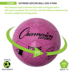Champion Sports Extreme Soccer Ball, Size 4
