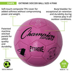 Champion Sports Extreme Soccer Ball, Size 4