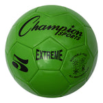 Champion Sports Extreme Soccer Ball, Size 5 - Green