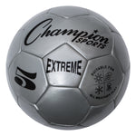 Champion Sports Extreme Soccer Ball, Size 5 - Silver