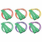 Champion Sports Deluxe XU Jump Rope Set - Set of 6 - 6' (Green Handles)