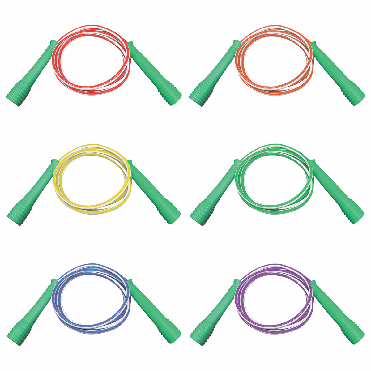 Champion Sports Deluxe XU Jump Rope Set - Set of 6