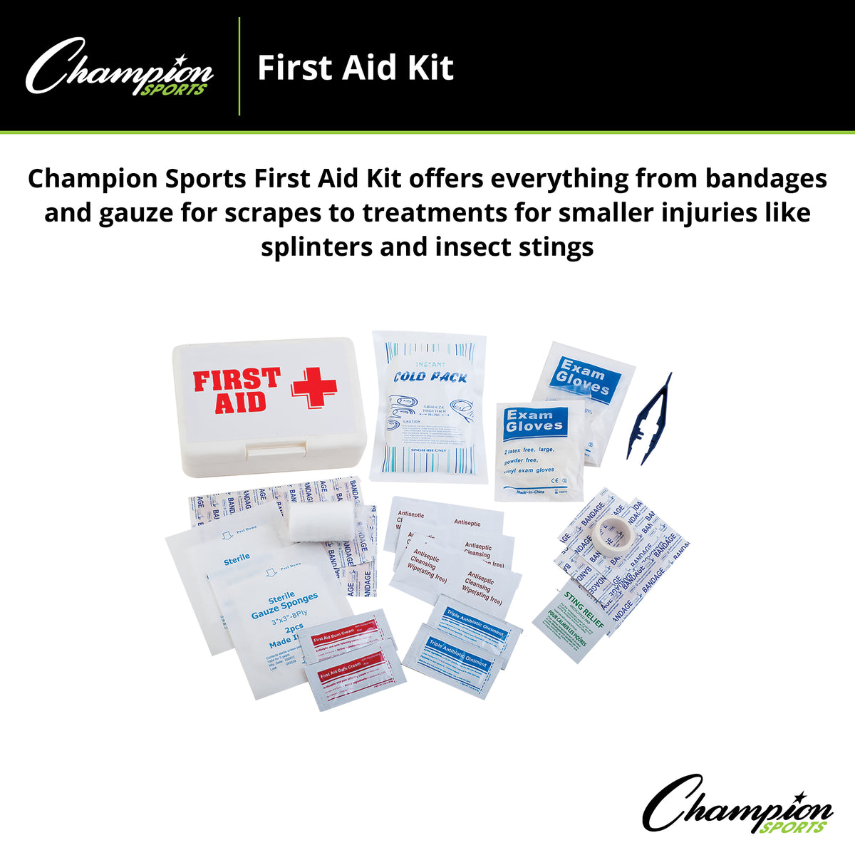 Champion Sports First Aid Kit