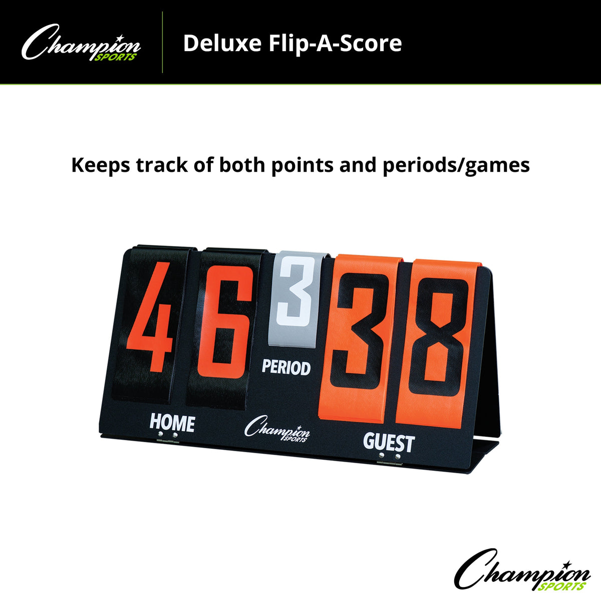 Champion Sports Deluxe Flip-A-Score