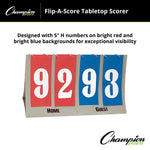 Champion Sports Flip-A-Score Tabletop Scorer